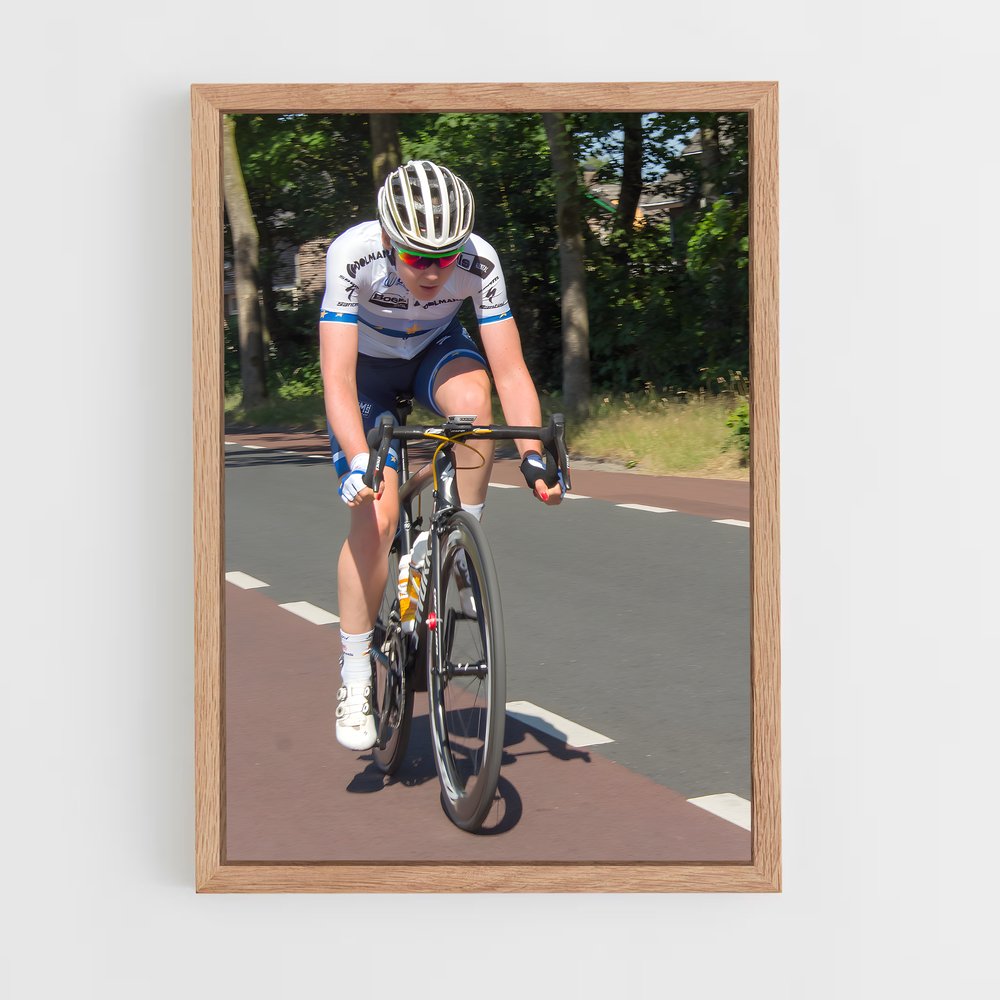 Poster Anna de van breggen – affiche Cyclisme (vue 4)